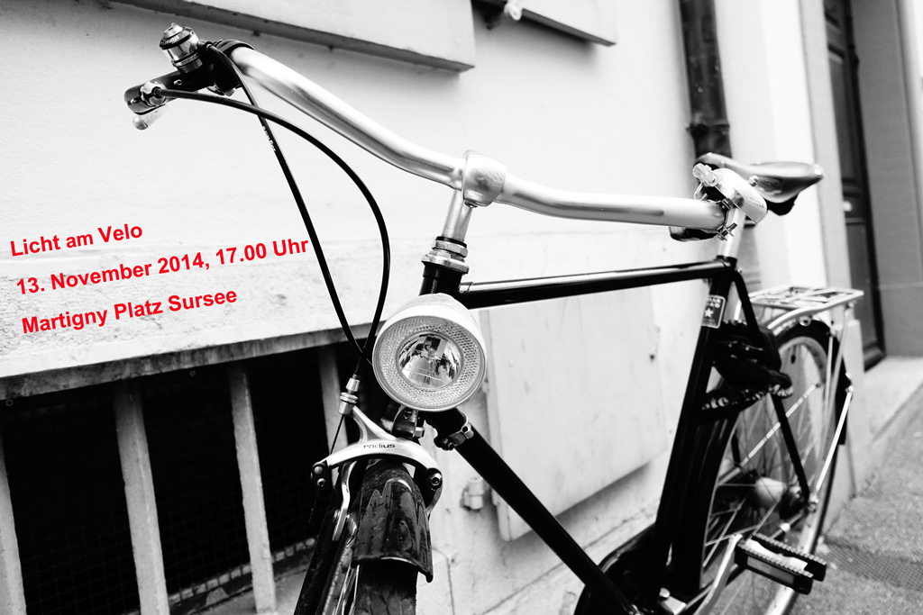 Licht am Velo