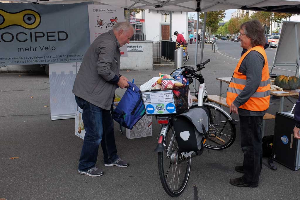 Der Drahtesel erfolgreich gepackt!