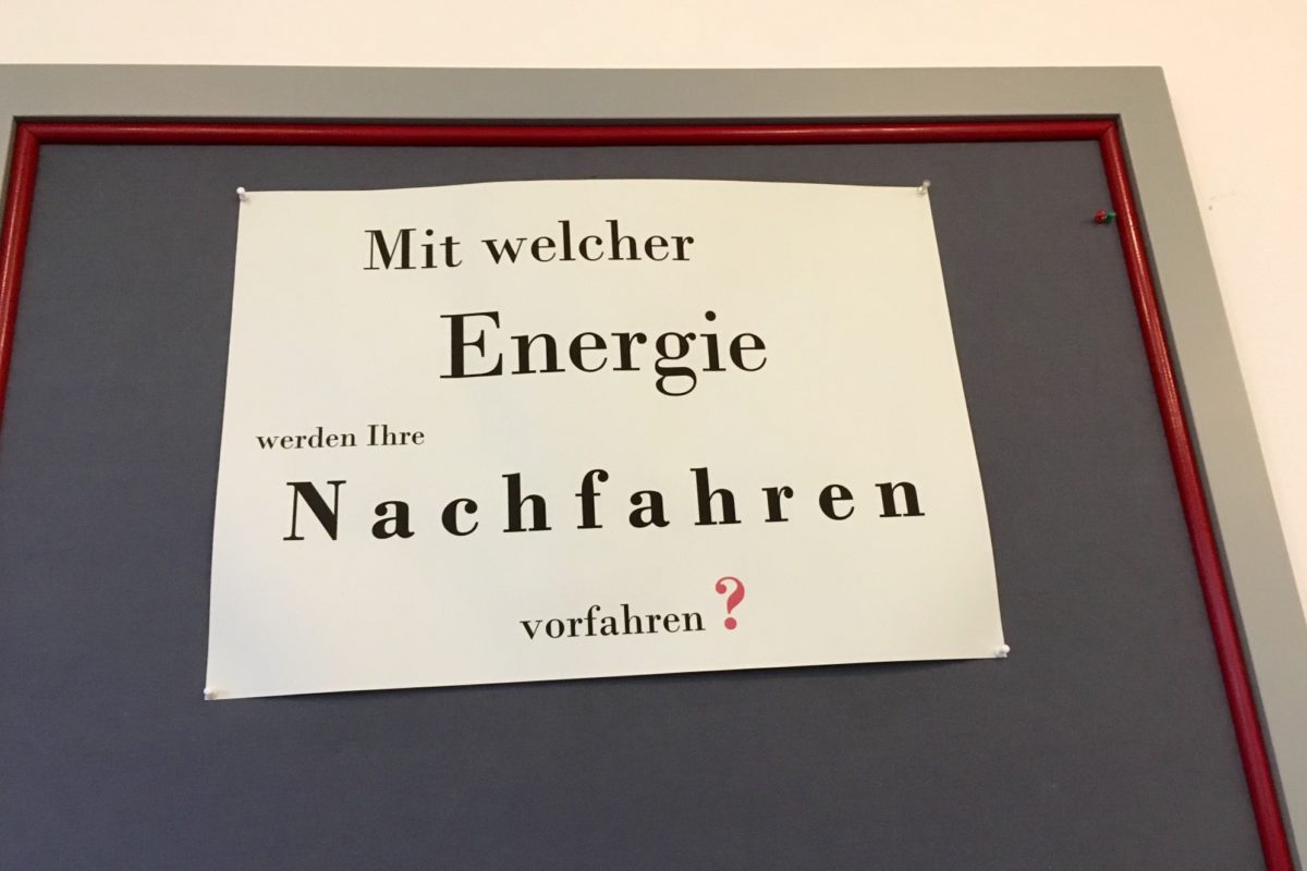 Grüsse von der DV von Pro Velo Schweiz