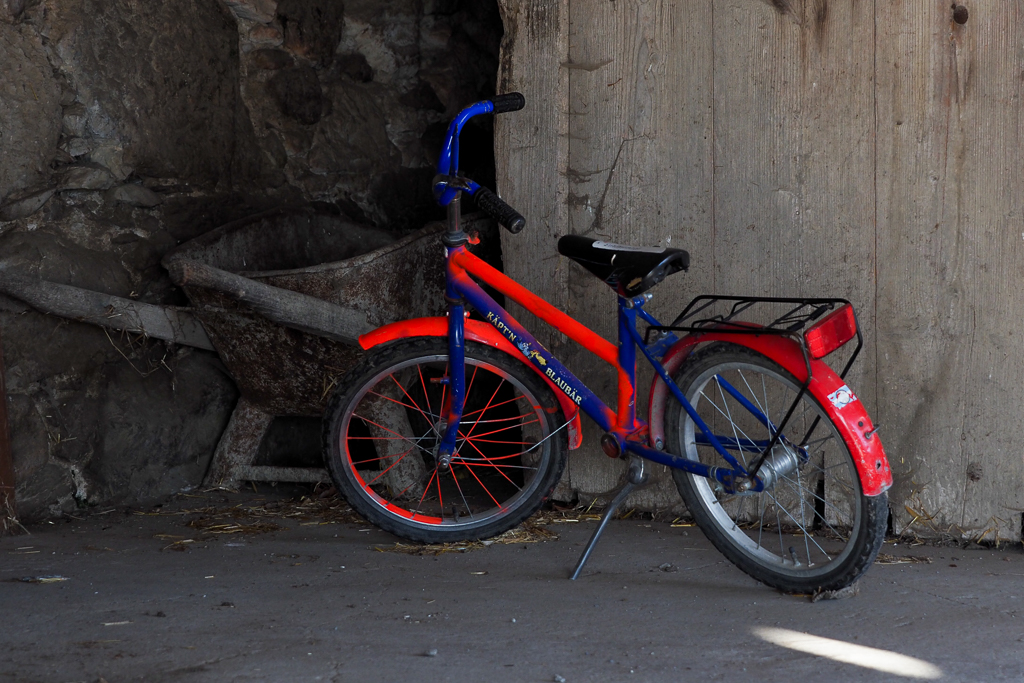 Heute: vom Laufrad direkt auf’s Velo