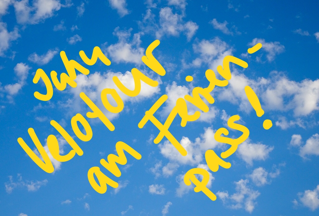 Ferienpass, Sonne, velofahren ….